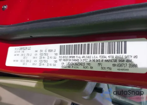 2008 Jeep Liberty Sport из США, поврежденный, VIN 1J8GN28K38W234619